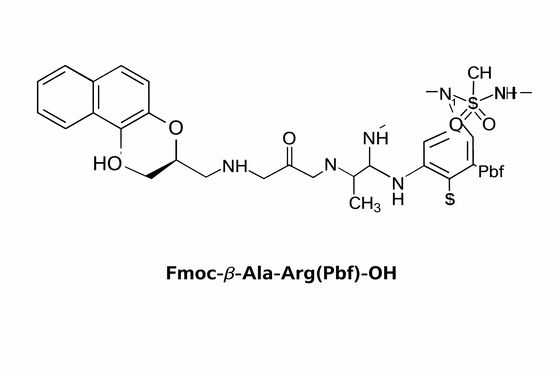 Fmoc-β-Ala-Arg ((Pbf) -OH Festphasen-Peptidsynthese