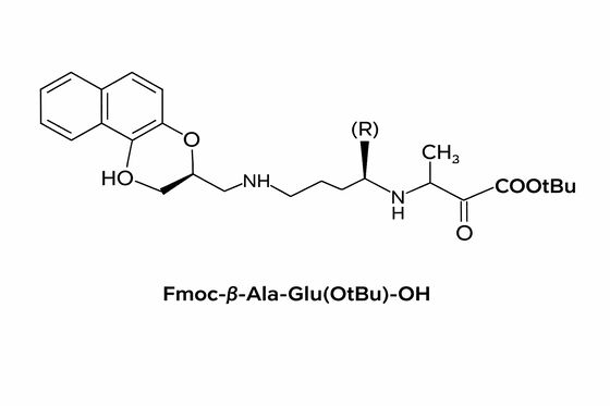 Fmoc-β-Ala-Glu ((OtBu) -OH Festphasen-Peptid-Synthese Unreinheit Dipeptid-Baustein für SPPS