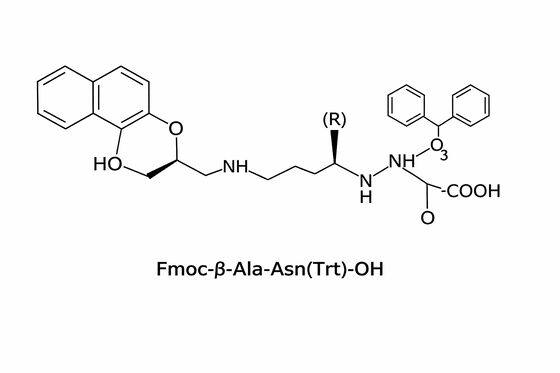 Fmoc-β-Ala-Asn(Trt)-OH SPPS Dipeptid für Peptide